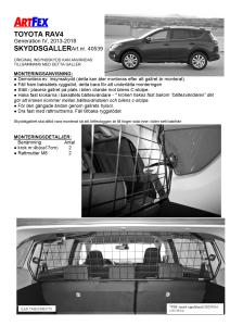 Artfex Lastgaller Toyota Rav 4 2013-2018 (Gen 4)