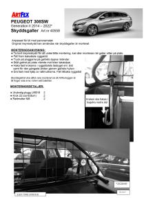 Artfex Lastgaller Peugeot 308 SW 2014-2022