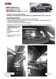 Artfex Lastgaller Mercedes GLC 2015- (X253)