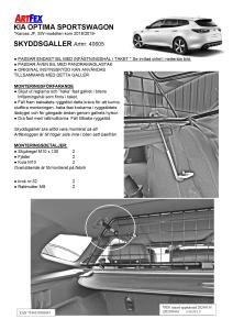 Artfex Lastgaller KIA Optima Sportswagon JF 2018-