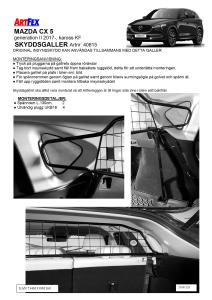 Artfex Lastgaller Mazda CX-5 2017- generation 2