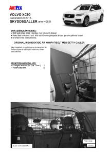 Artfex Lastgaller Volvo XC90 Gen ll 2015-