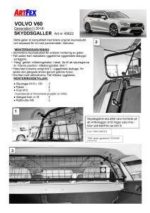 Artfex Lastgaller Volvo V60 Gen ll 2018-