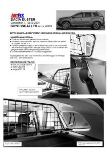 Artfex Lastgaller Dacia Duster 2018-