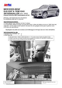 Artfex Lastgaller Mercedes GLB 2019- X247