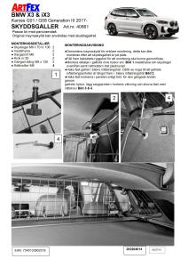 Artfex Lastgaller BMW X3 2018- G01