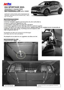 Artfex Lastgaller Kia Sportage 2022- Generation 5