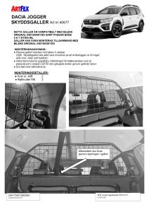 Artfex Lastgaller Dacia Jogger 2021-