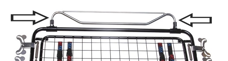 Övre utfyllnadsenhet till Artfex hundgrind ink 2 st fästen/klämma