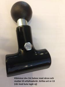 Klämmor till utfyllnadsdel