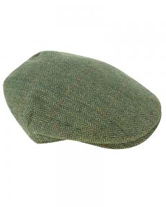 Hoggs Helmsdale Tweed Flat Cap - tweedkeps
