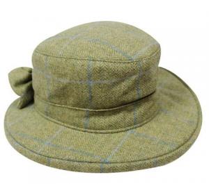 Oxford Blue Thelma tweed hat 