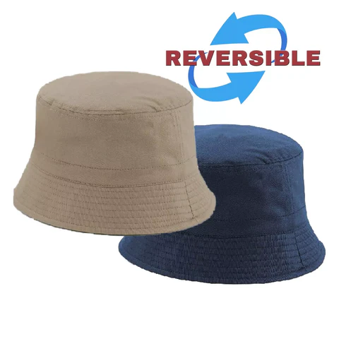 Solhatt - bucket hat - vändbar