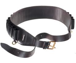 Patronbälte hagel läder