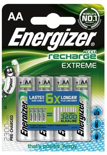 Energizer Recharge 2300mAh AA 4-p
