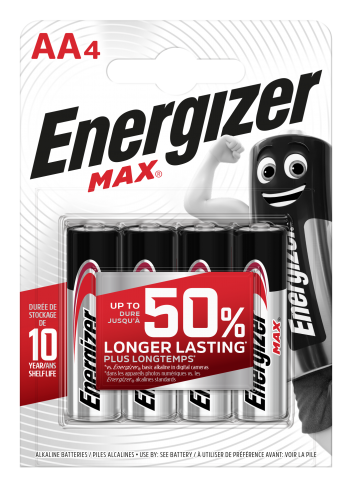 Energizer Max alkaliska AA 4-p