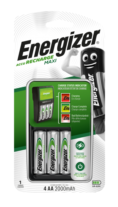 Energizer Maxi Charger, batteriladdare