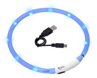 Ledhalsband Ozami lightled, blå