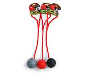 Gummiboll med snöre