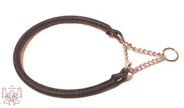 Halvstryp rund 60cm svart läder