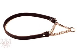 Halvstryp 55cm svart läder