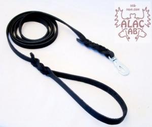 Läderkoppel 1,2 x 180cm svart