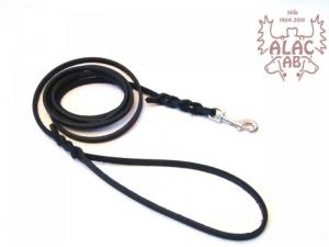 Läderkoppel 0,6 x 180cm svart