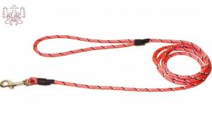 Koppel rund reflex 190cm rosa, Alac