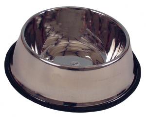 Matskål rostfri gummirand 0,45L, Dogman