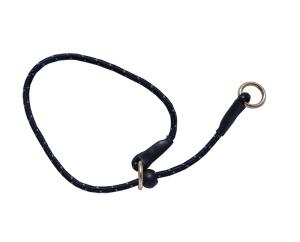 Dressyrhalsband med stopp 45 cm Svart