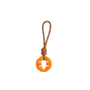 Flytande leksak orange foam ring med rep