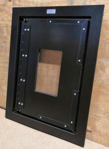 Hundluckan, stor med glas