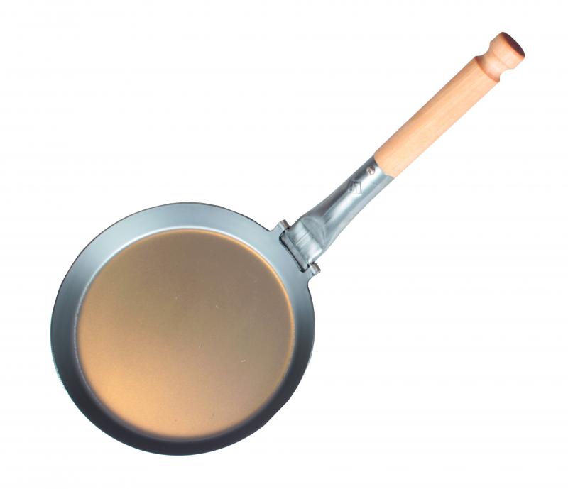Stekpanna m. trähandtag 21 cm