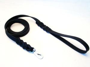 Läderkoppel 18mm x 60cm svart