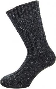 Raggsocka mörkgrå melerad