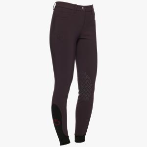 CAVALLERIA TOSCANA ORBIT LOGO RIDING BREECHES JR PLUM