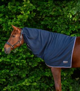 Economic Fleece Neck Rug Night Blue