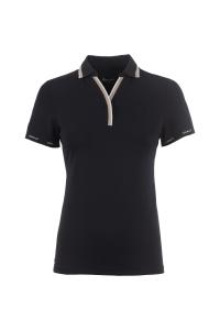 CAVALLO PIQUE POLO SVART