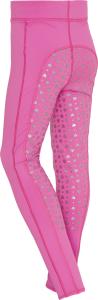 EQ KIDS Molly Heart Glitter Tights Phlox Pink