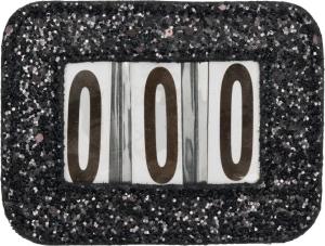 HG Tävlingsnummer Svart