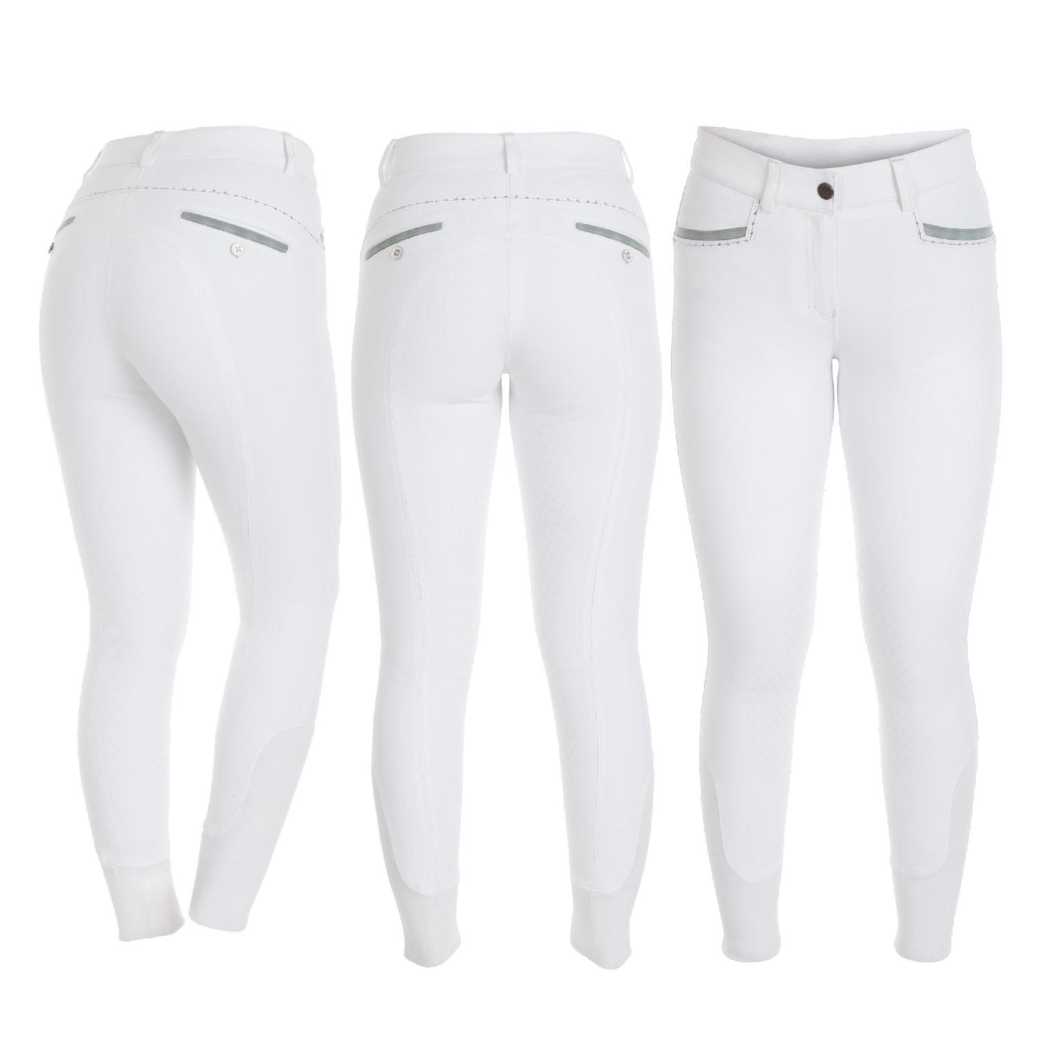 Horselife Safir High Knee Silicon Vit