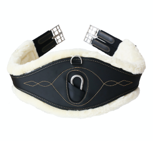 KENTUCKY SHEEPSKIN ANATOMIC GIRTH SVART