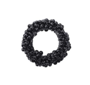 PÄRLSCRUNCHIE SVART