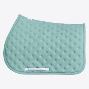 CT Emboidery Quilted Jumping Saddle Pad Mint