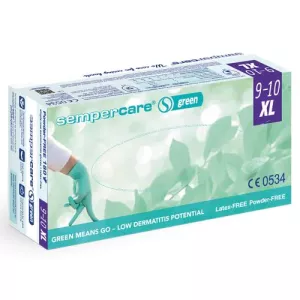 Nitrilhandske Semperguard Green Mintgrön, storlek XL - 180st/förp