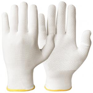 0483, Bomullshandskar Vinyl/PVC-prickar i innerhand