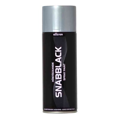Master Snabblack Silver Dekorationslack - Spray Master