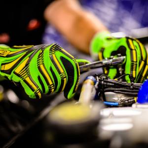 9001, Slag-/skärskyddshandske GRÖN Syntet, CUT F