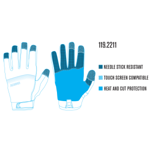 Taktisk Handske i Getskinn