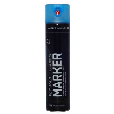 Master Marker Permanent Fluorescent Blue 600ml  6st/fp
